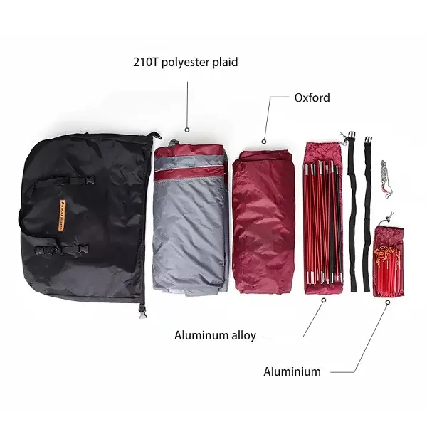 motorcycle hiking tent outdoor camping cloud tourer Double Layers motorcycle storage 2 man tent