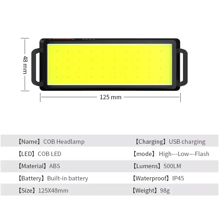 Super bright outdoor camping headlights LED headlights