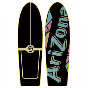 Outdoor double-warped wood deck quad skateboard for kids and adults