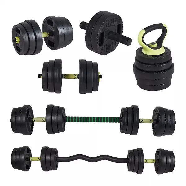 TELLUS cement plastic adjustable dumbbell kettlebell barbell set weight adjustable dumbbells home gym adjustable dumbbell set Featured Image