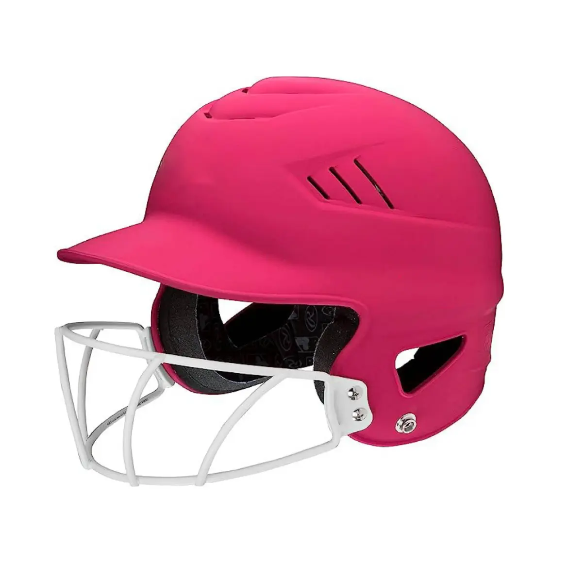 High Gloss Batting Helmet with Face Mask | Baseball/Softball