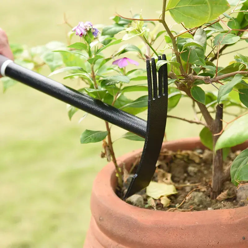 Wholesale Professional Small Garden Hand Tool Multifunction Garden Rake Fork Hoe