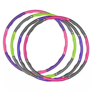 8 Detachable Hula Ring Slimming Fitness Equipment for Weight Loss Home Gym Exercise Hula Ring Hoop