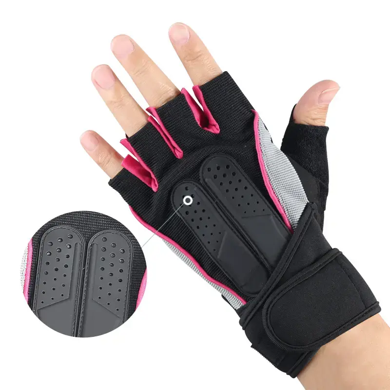 New Sports Half Finger Racing Gloves Summer Neutral Silicone Non-Slip Wear-Resistant Gym Sports Gloves Cycling Glove