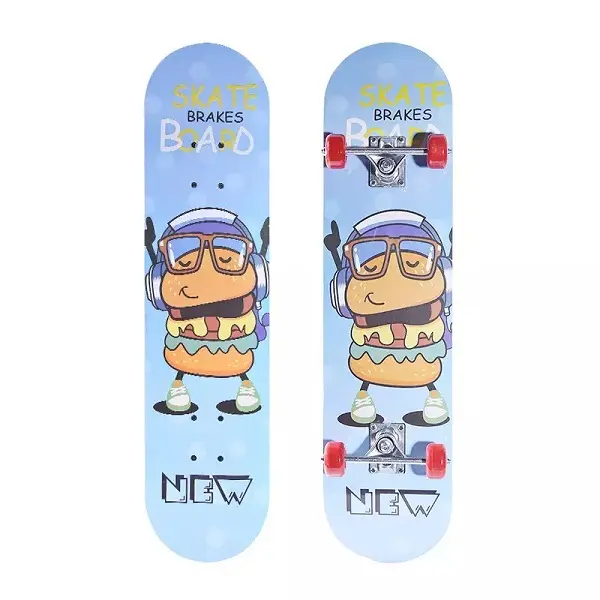 Wholesale Oem Plain Blank Skate Board 7 Ply Wood Decks wheel Skateboard