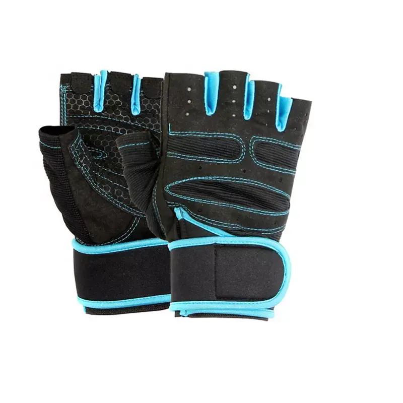 Half finger leather gym gloves Featured Image
