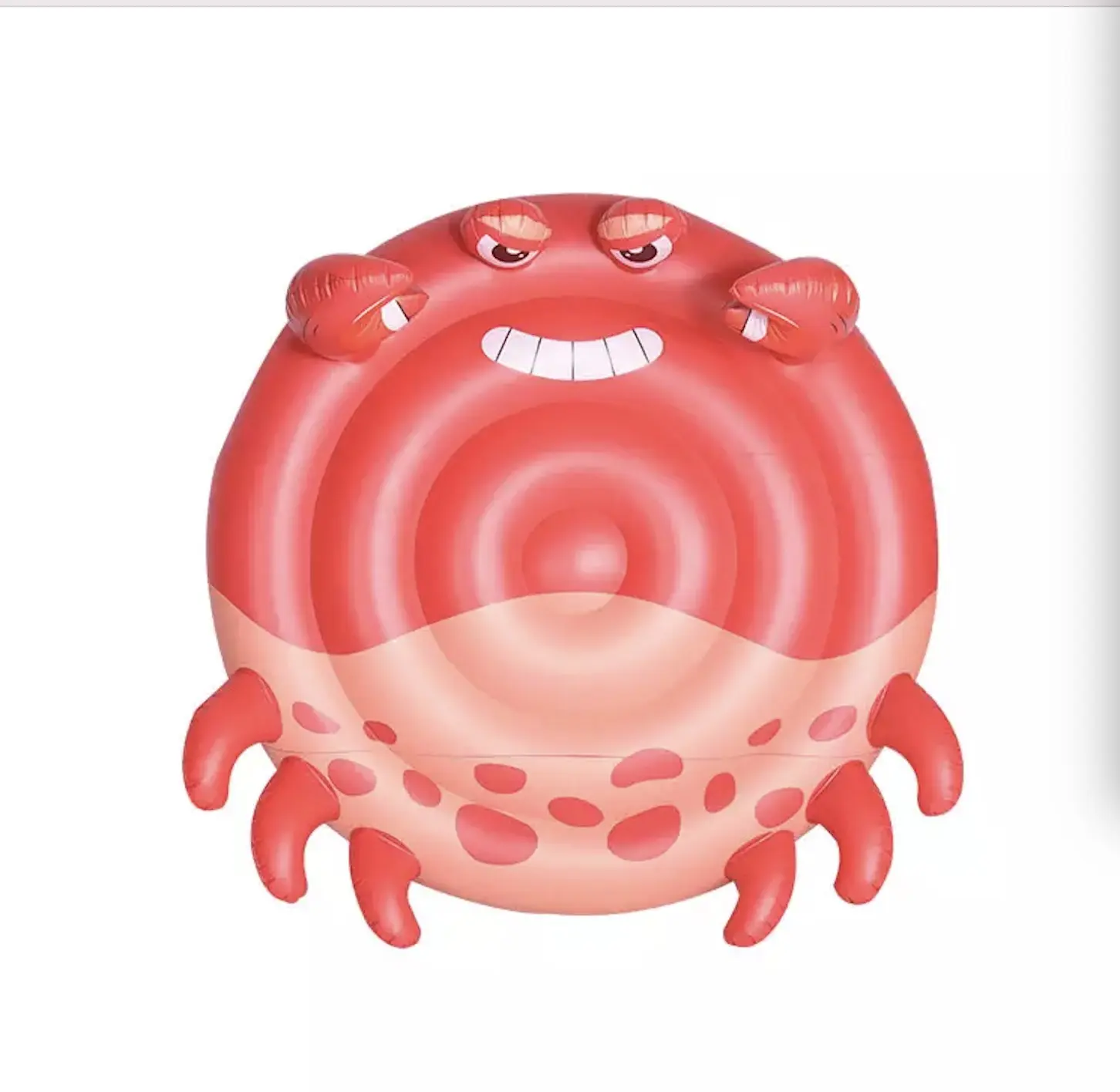 Custom pool floats inflatable crab air bed pool floatie water float inflatable animal toys