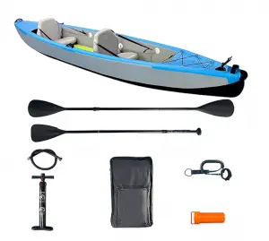 Canoe kayak 3 people inflatable portable sport kayak set canoe boat