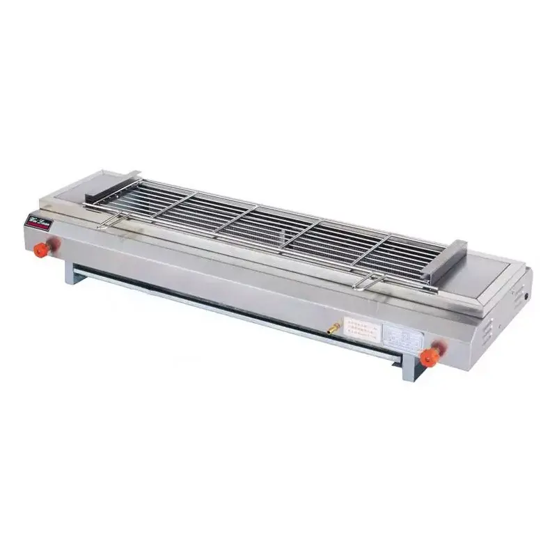 Outdoor commercial grill kitchen party charcoal grill with tool set