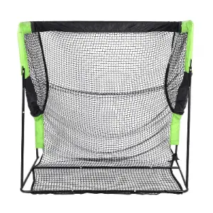 Portable foldable outdoor sports kick Ttrainer training exercise football shot net soccer goal