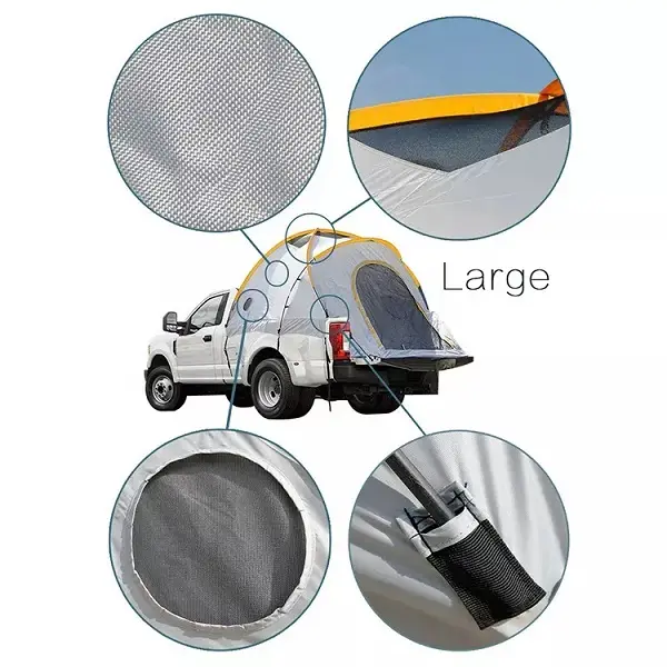 Car 4×4 outdoor pick up rear tailgate tents pickup truck bed camping tent for camper Mazda Nissan Toyota Ford Ranger Featured Image