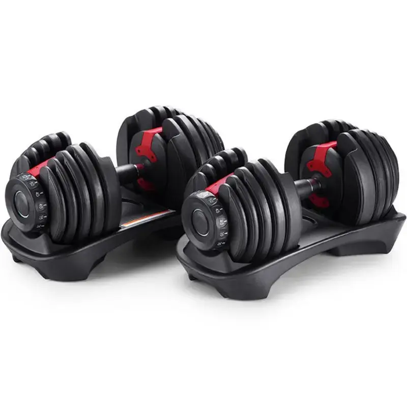 Dumbbell rubber 552 under adjustable dumbbells with bracket