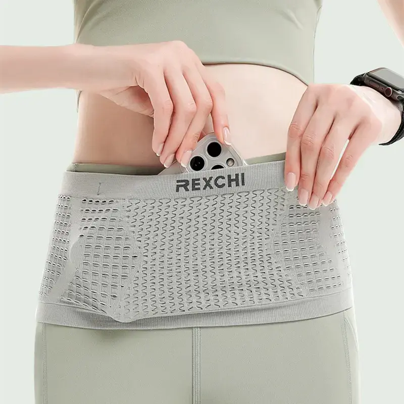 Outdoor Sports Running Jogging Waist Bag Breathable Phone Waist Belt Pack Fitness Elastic Fanny Pack