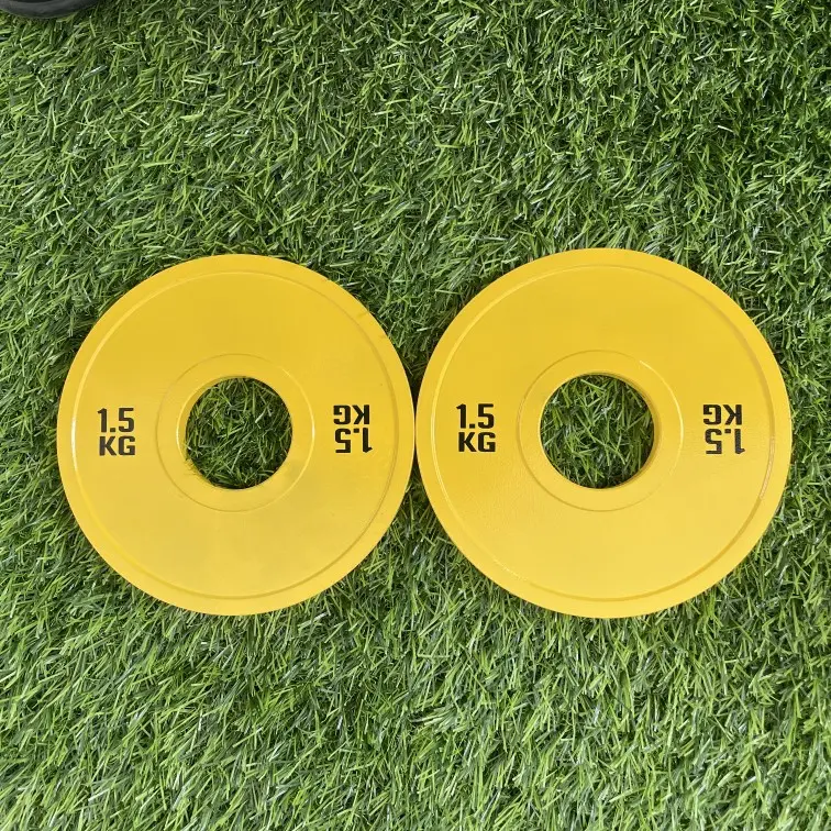 Fitness small weight Olympic bar barbell piece large hole weight piece