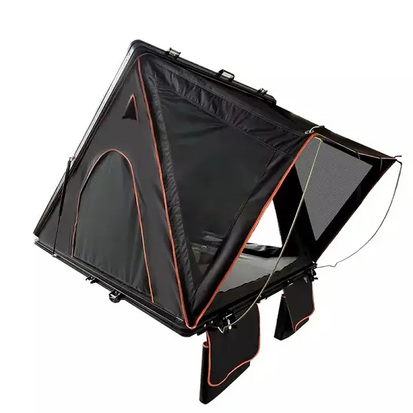 FOYA 2021 new arrivals roof tent top hard shell aluminium triangle roof top tent hard shell roof top tent for camping Featured Image