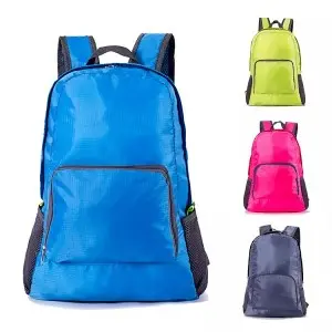 Promotional Cheap Outdoor Travel Ultralight Folding Back Pack Polyester Waterproof Foldable Backpack In Stock