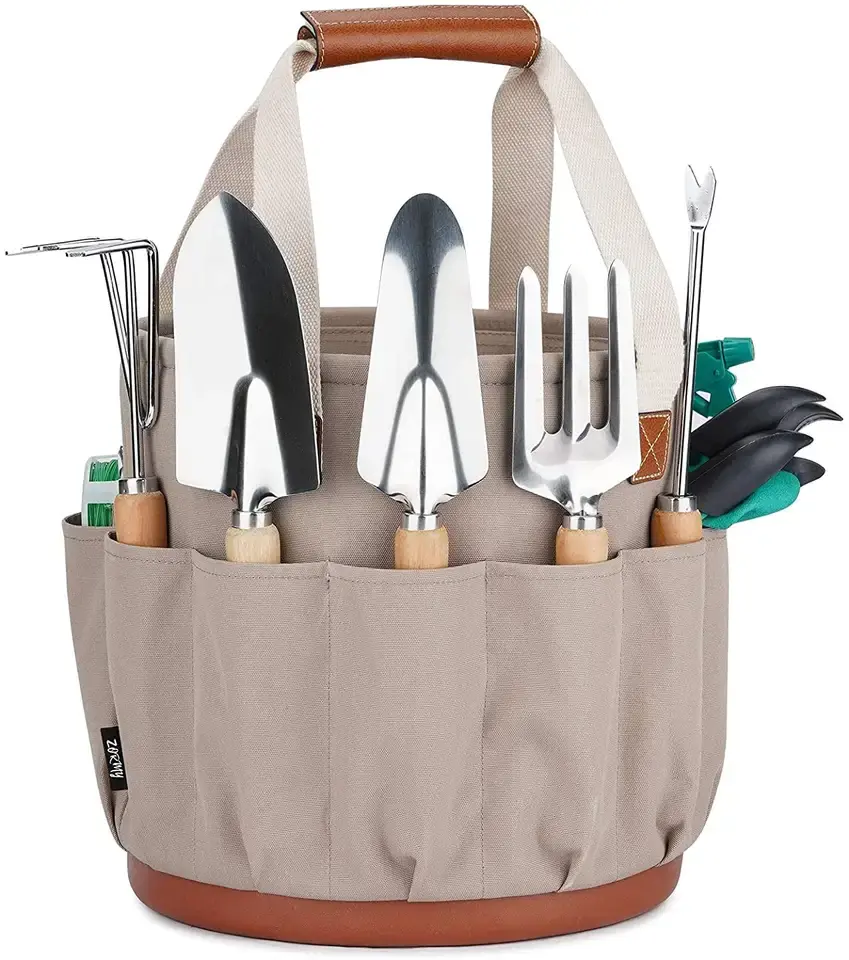 Heavy Duty Gardening Hand Tools and Essentials Kit Include Weeder Rake Shovel Trowel and More Featured Image