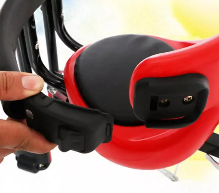Child Bike Seat Bicycle Front Mount Baby Carrier With Handrail For Kids Toddler Front Mounted Child Bike Seat