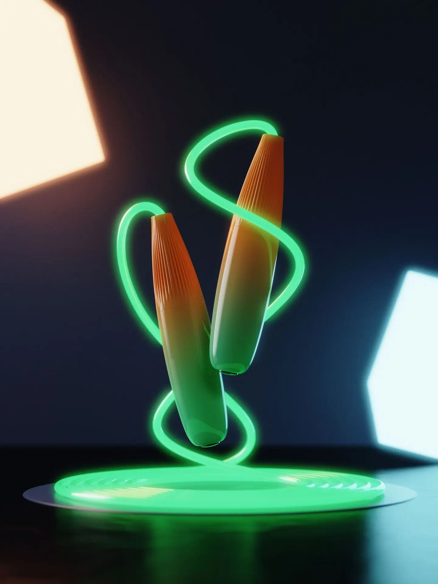 Luminous skipping rope for children for elementary school students can adjust the luminous fluorescent skipping rope for beginners