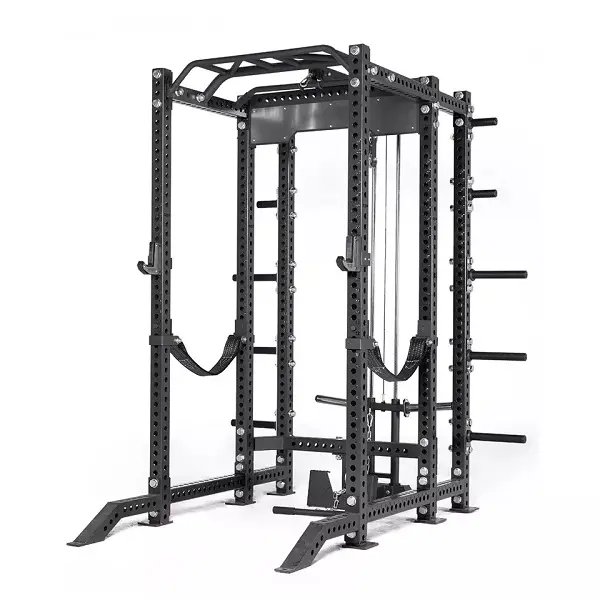 Gym equipment rep fitness Comprehensive Fitness Cross Training 3×3 power rack with jammer arms multi squat power rack cage Featured Image