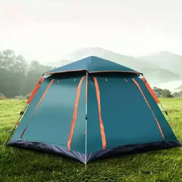 DELUXEFIT portable big 4 persons waterproof automatic family outdoor camping camp tent Featured Image
