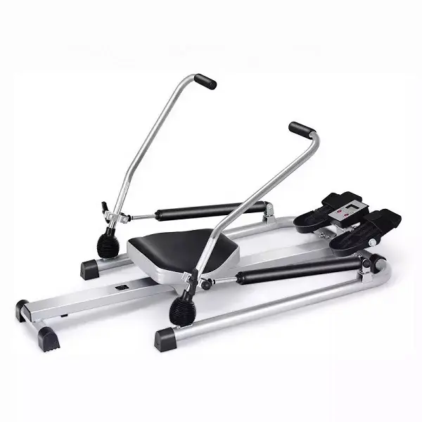 Wellshow Sport Folding Motion Hydraulic Rowing Machine Exercise Compact Row Machine for Cardio Exercise