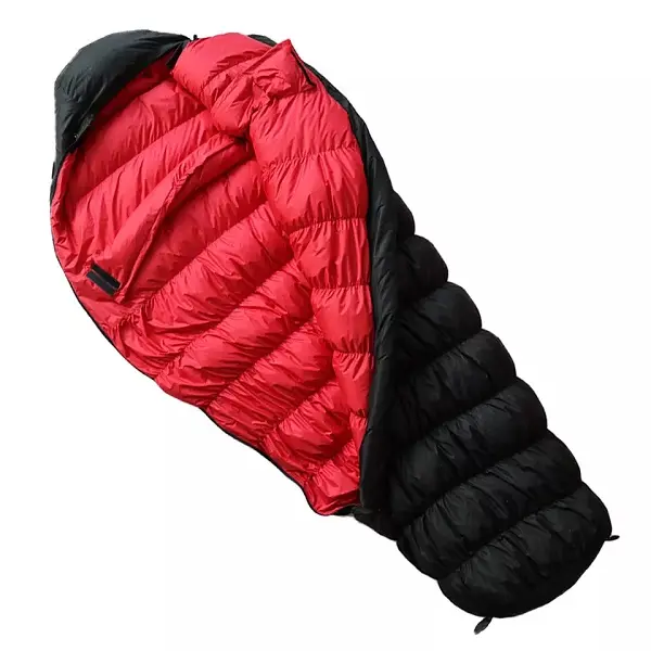 OEM 4 season outdoor camping hiking survival waterproof ultralight mummy duck down goose down sleeping bag Featured Image