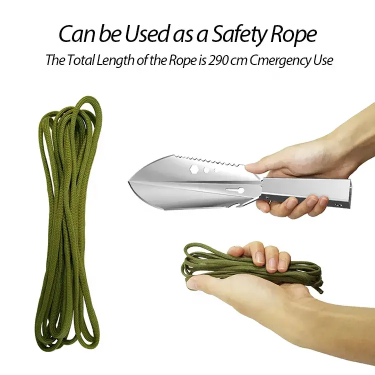 Outdoor Lightweight Stainless Steel Multi-Function Garden Tools Camping Shovel