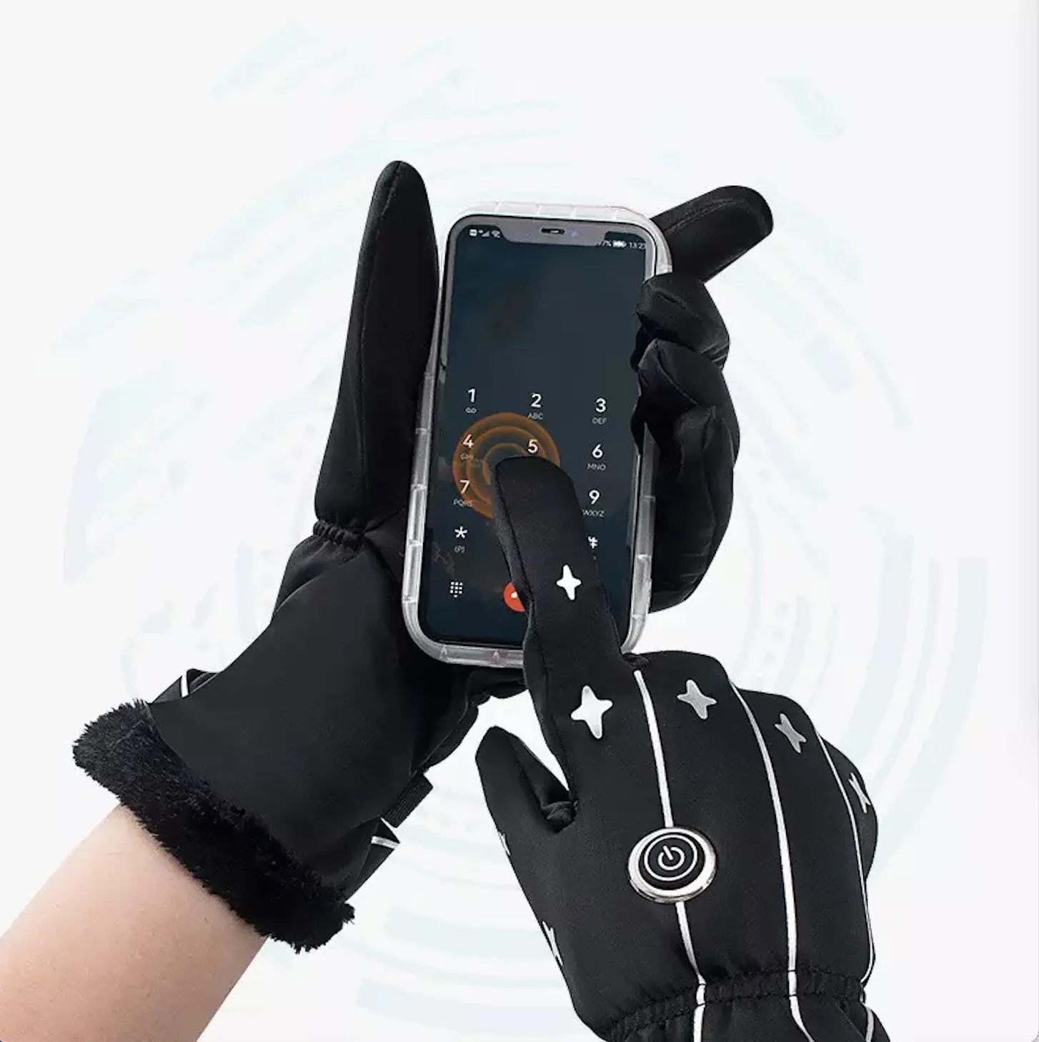 Motorbike Winter Water Proof Heated Gloves Production Machine Electric Safety Heated Gloves