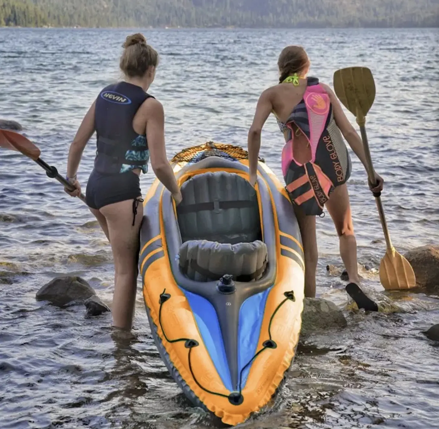 Professional wholesale high quality outdoor Custom 2 Person PVC drop stitch rowing canoe Inflatable Kayak for Fishing