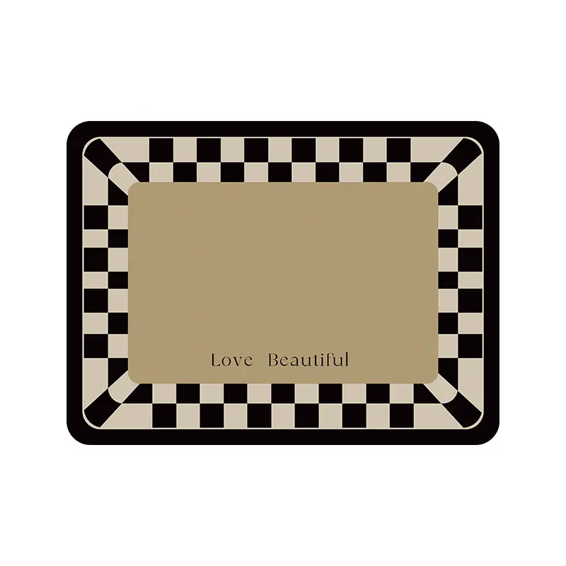 Light luxury coffee machine, drainage mat, countertop, absorbent mat, washstand, coaster, technology, cloth, speed drying mat, bowl plate, heat insulation mat