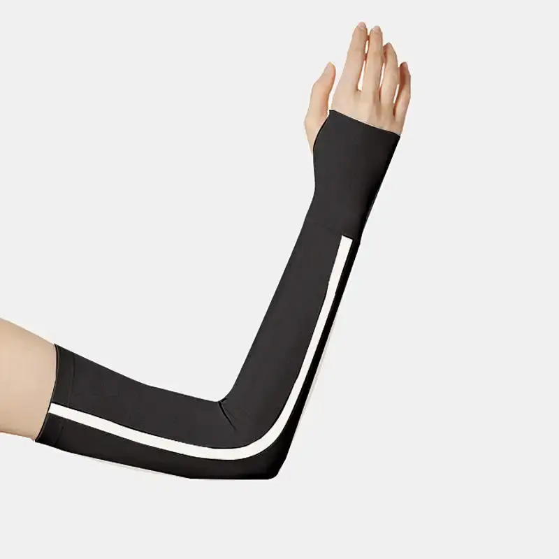 Oem Odm Custom Logo Sustainable Breathable Sun Protection Compression Kids Sports Arm Sleeves