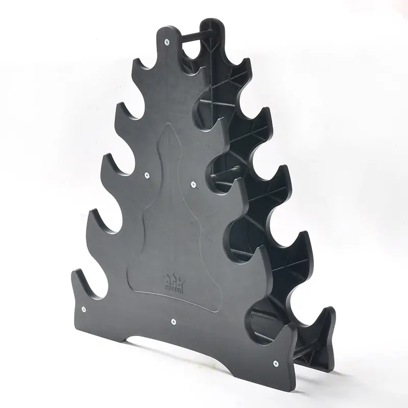 Leaf triangular dumbbell stand