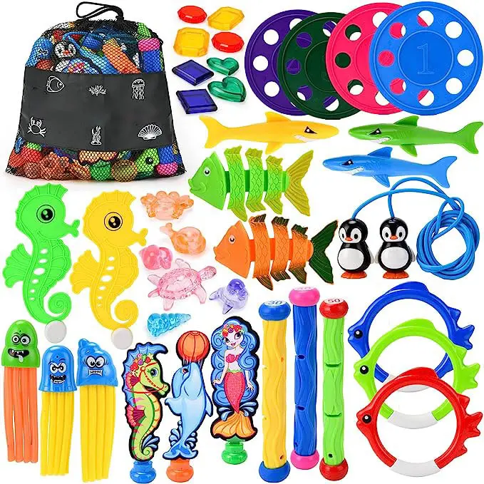 Diving Toys 40 Pieces Children’s Underwater Pool Toys