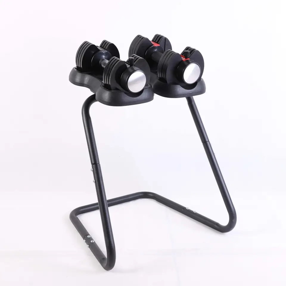 Gym 12.5lbs 25lbs adjustable dumbbell stand dumbbells