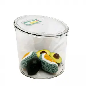 Supermarket food sealed box, bulk dried fruit snack box, food display box, dustproof and moisture-proof, transparent plastic display box