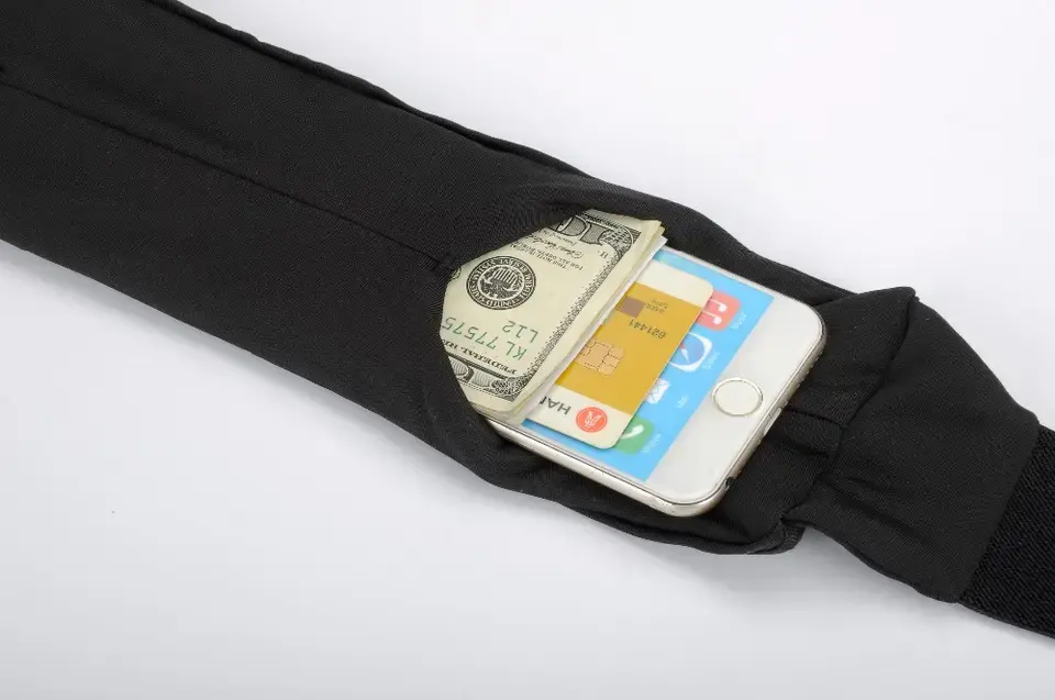 Amazon Hot Selling Lightweight Comfortable Safty Running Waist Belt for Mobile Phone Bag