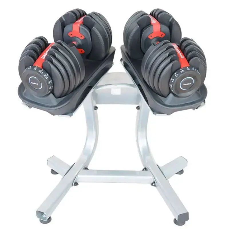 Dumbbell rubber 552 under adjustable dumbbells with bracket Featured Image