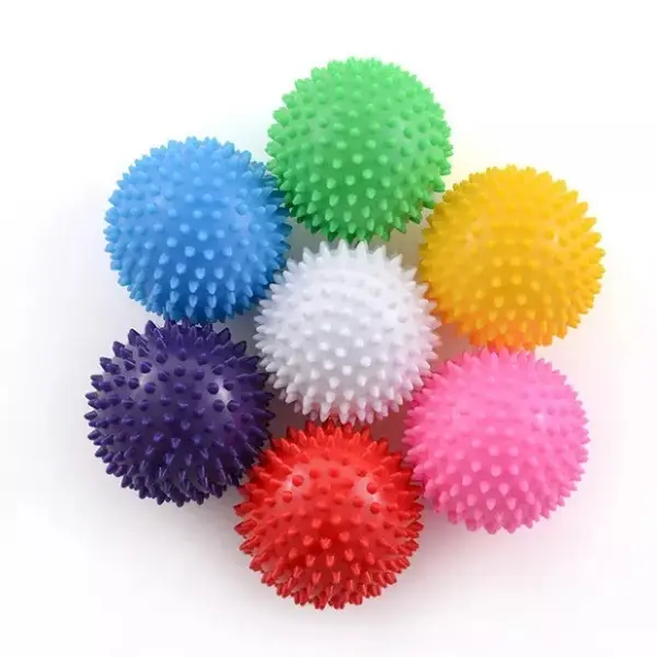 Plantar hedgehog muscle acupoint relaxation fascia fitness training grip yoga massage spiky spike small ball training products Featured Image