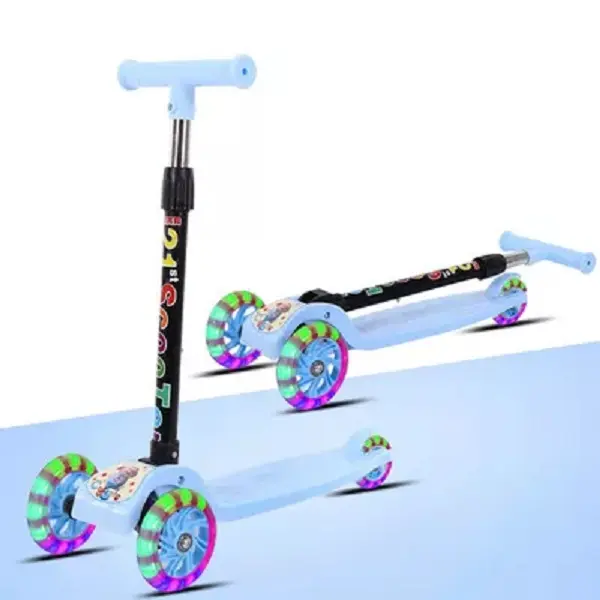 Foldable and light emitting Children’s scooter kick scooter for children kid toys