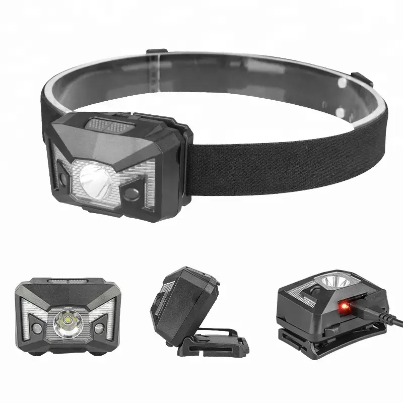 Camping charging LED headlights with cooling function
