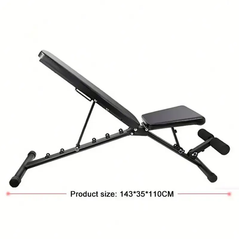 Foldable fitness weightlifting dumbbell stool