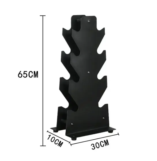 Multi-stage weight 4 pairs of dumbbell stands