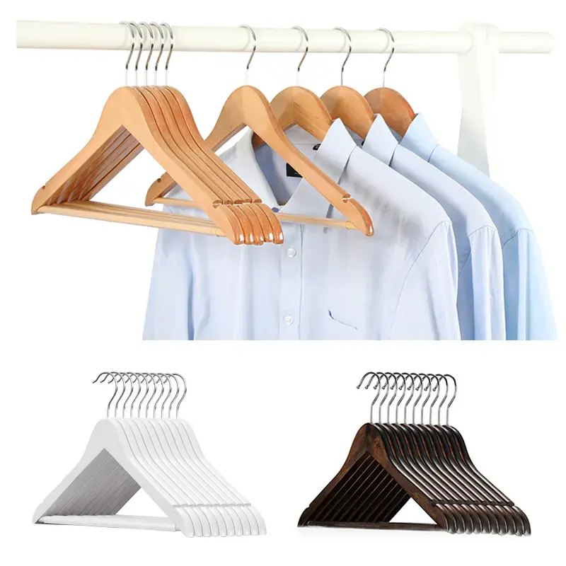 Wooden Hangers 20 Years Manufacturer High Quality Wooden Hangers for Cloths Featured Image