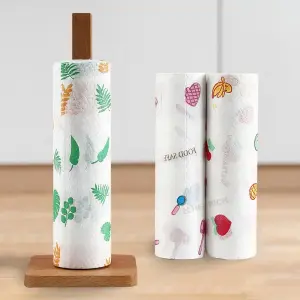 ew design reusable 3-color printed checkered lazy kitchen dish wet and dry manufacturers stack lazy rag reusable paper towel