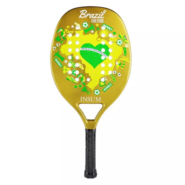 Professional High Quality Full Carbon Fiber Beach Tennis Racket
