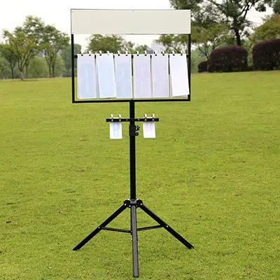 Manual Scorekeeper with Adjustable Stand Sports Baseball Basketball Manual Scoreboard