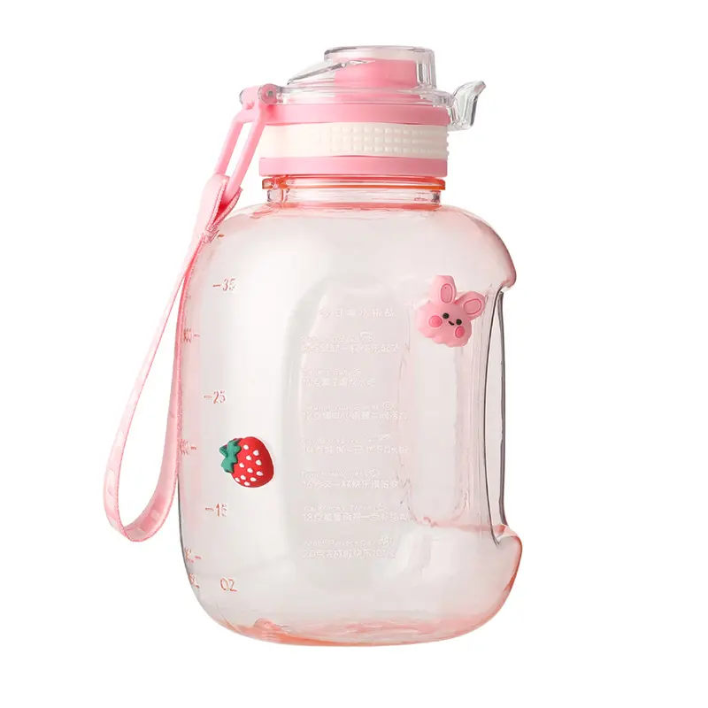 Internet celebrity small ton barrel, large capacity sports fitness male and female students portable plastic cup, potbelly space cup ton ton Featured Image