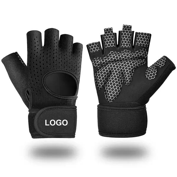 Wholesale Half Finger Gym Cycling Workout Gloves Men and Women Sports Weight Lifting Gym Gloves