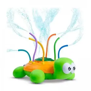 Kids summer outdoor lawn and backyard rotating sprinkler toys